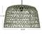 Hello Honey® 19.5" Boho Open Weave Metal and Paper Rope Ceiling Light